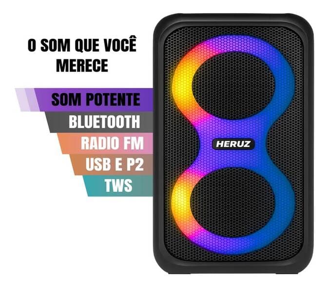 Caixa de som bluetooth entrada econômica