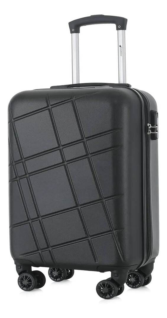 Mala de bordo viagem pequena rodinhas 360 ABS 10kg ANAC