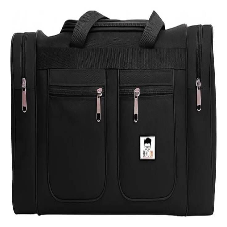 mala de mão bolsa bordo viagem avião nylon academia preta