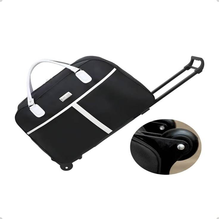 mala de viagem bordo flexível compacta rodinhas 10kg alça retrátil ultraleve padrão ANAC