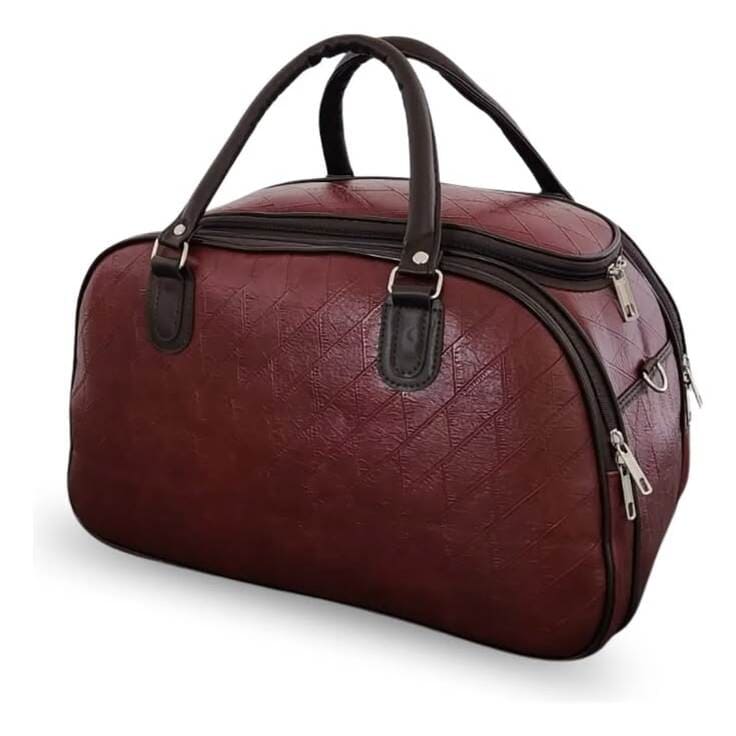 mala grande bolsa de viagem de mão de bordo couro sintético